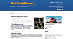 Desktop Screenshot of metalsupplyco.com